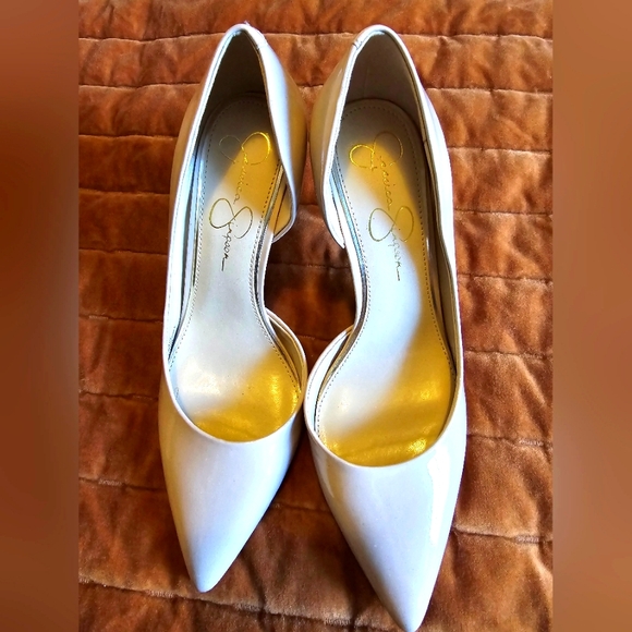 Jessica Simpson nude pumps 8.5 - Picture 1 of 5